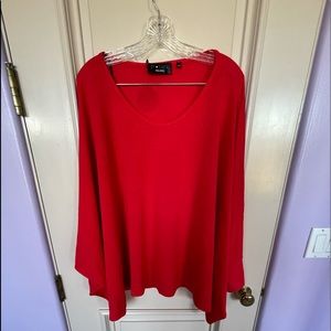 Red tunic top